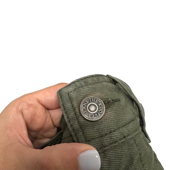 THE KOOPLES Lace Up Shorts‎ Olive Green Women’s Size 1 (Small) - Picture 11 of 13